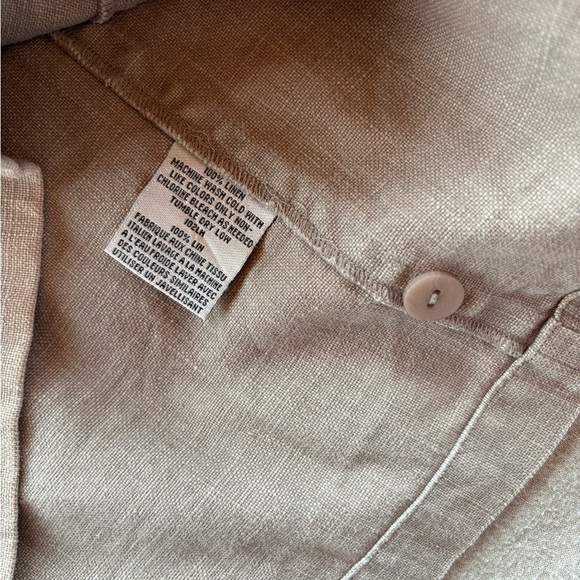 Vintage Eileen Fisher Linen Chore Coat - Picture 3 of 8
